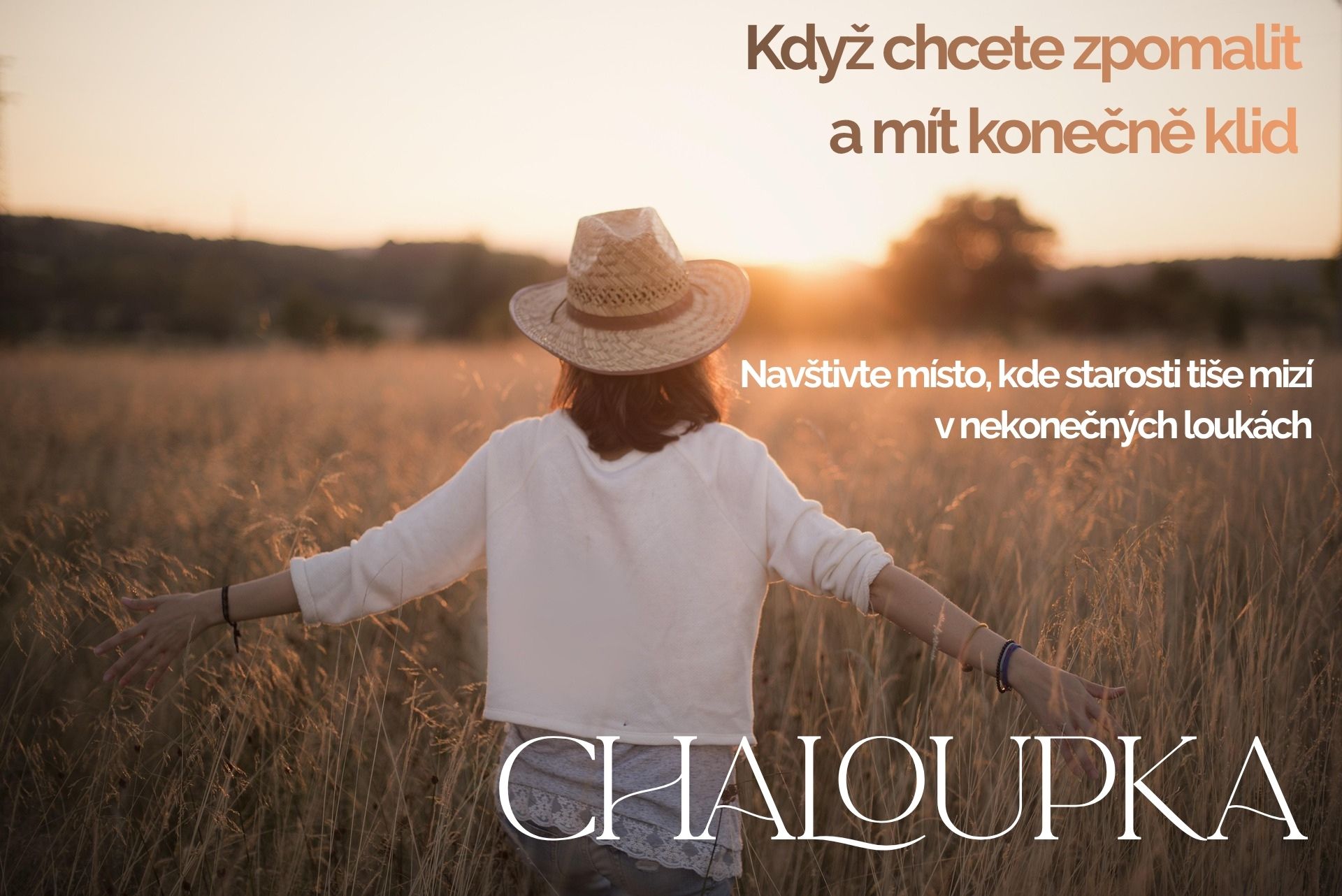 Chaloupka v kopretinách