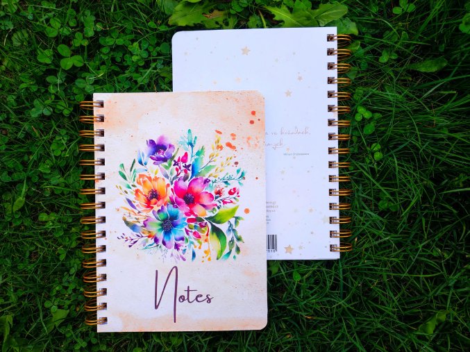 ZÁPISNÍK KVĚTINOVÝ A5