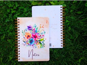 ZÁPISNÍK KVĚTINOVÝ A5