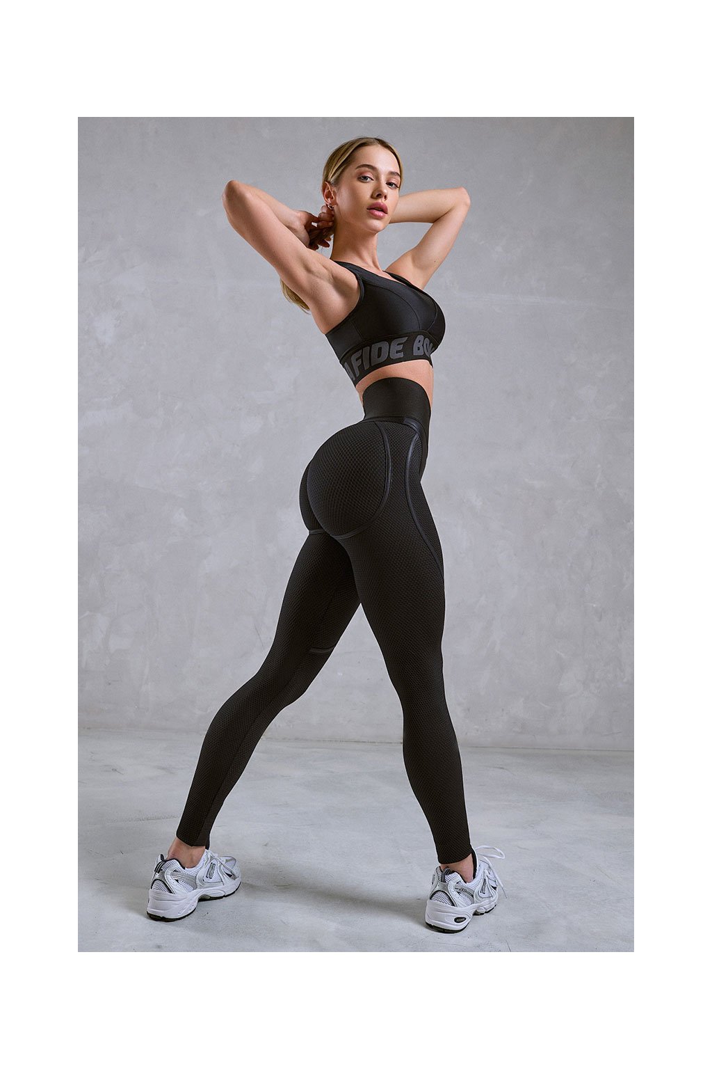 Leggings Push-Up Corsage Black