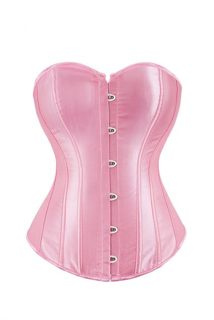 alice satin corset pink 1