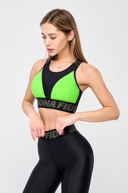 Bona fide podprsenka muscle top acid green 12 min