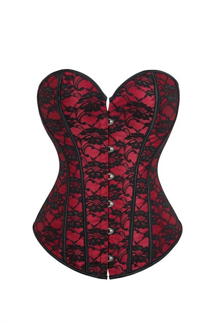 aurora corset red wine 1