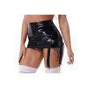 ivy garter belt wetlook black 3