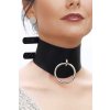 mira leather collar black 2