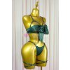 diana gold lingerie set smaragd 2