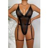 samantha lingerie bodysuit black 3