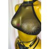 poppy gold lingerie set diamond black 6
