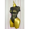 heidi gold bodysuit top black 3
