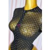heidi gold bodysuit top black 5