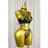 raya gold lingerie set black 2