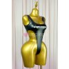 game over gold bodysuit leather 2