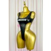 game over gold bodysuit leather 3