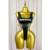 game over gold bodysuit leather 1