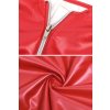 athena leather dress red 10