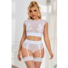 bonnie lingerie set white plus size 1