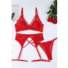 leia lingerie set red 6