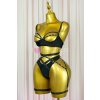 amary gold lingerie set diamond black 3