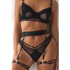 adeline lingerie set black plus size 3