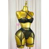 brynn gold lingerie set black 2