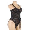 scottie lingerie bodysuit black plus size 5