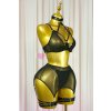 maria gold lingerie set black 2