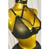 maria gold lingerie set black 5