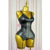 trinity gold bodysuit leather black 2