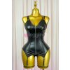trinity gold bodysuit leather black 1