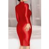elen nylon dress red 2