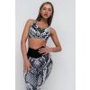 Bona Fide fitness leginy corsage cobra white