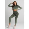 Gym Glamour Khaki Ombre leginy