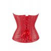 penelope zipp leather corset red 3