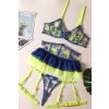 vanessa lingerie set blue neon 7 min