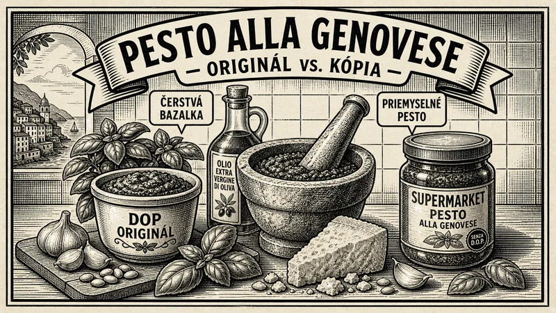 Pesto alla Genovese: originál vs. kópia