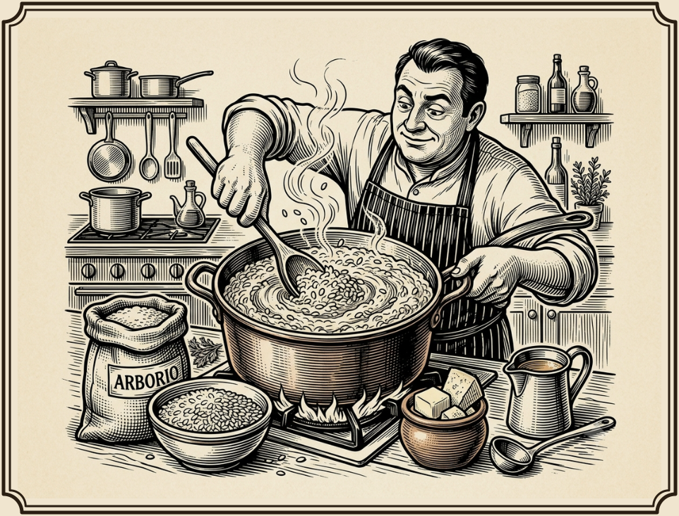 Risotto – ryža a vývar, ktoré menia všetko