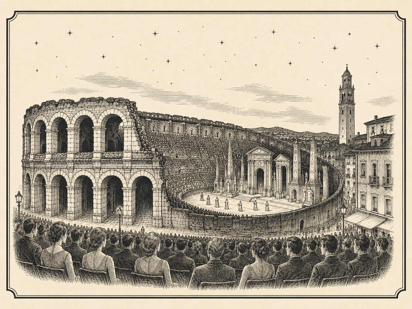 Arena di Verona – opera pod hviezdami
