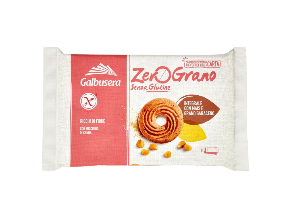 Galbuseraa celozrnné sušenky s kukuřicí a pohankou 6x36.7g