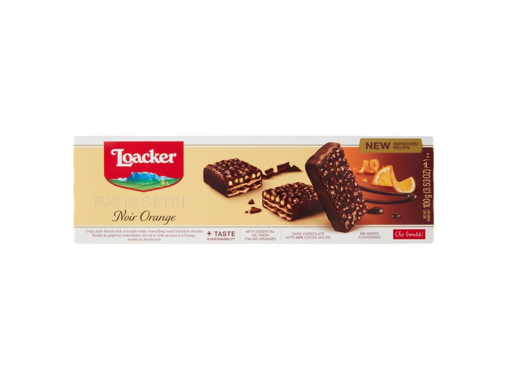 Loacker pomaranč s čokoládou 100g