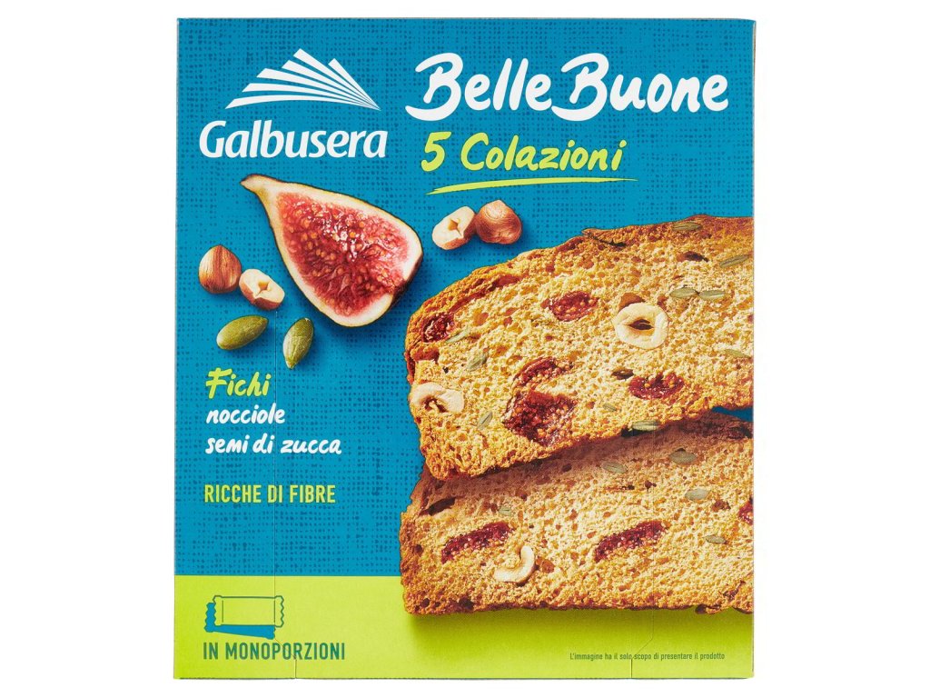 Galbusera suchary s fíky, lískovci a dýňovými semínky 5x40g