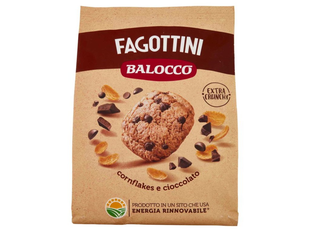 Balocco fagottini sušenky z kukuřičných vloček celozrnné a ovesného mléka 700g