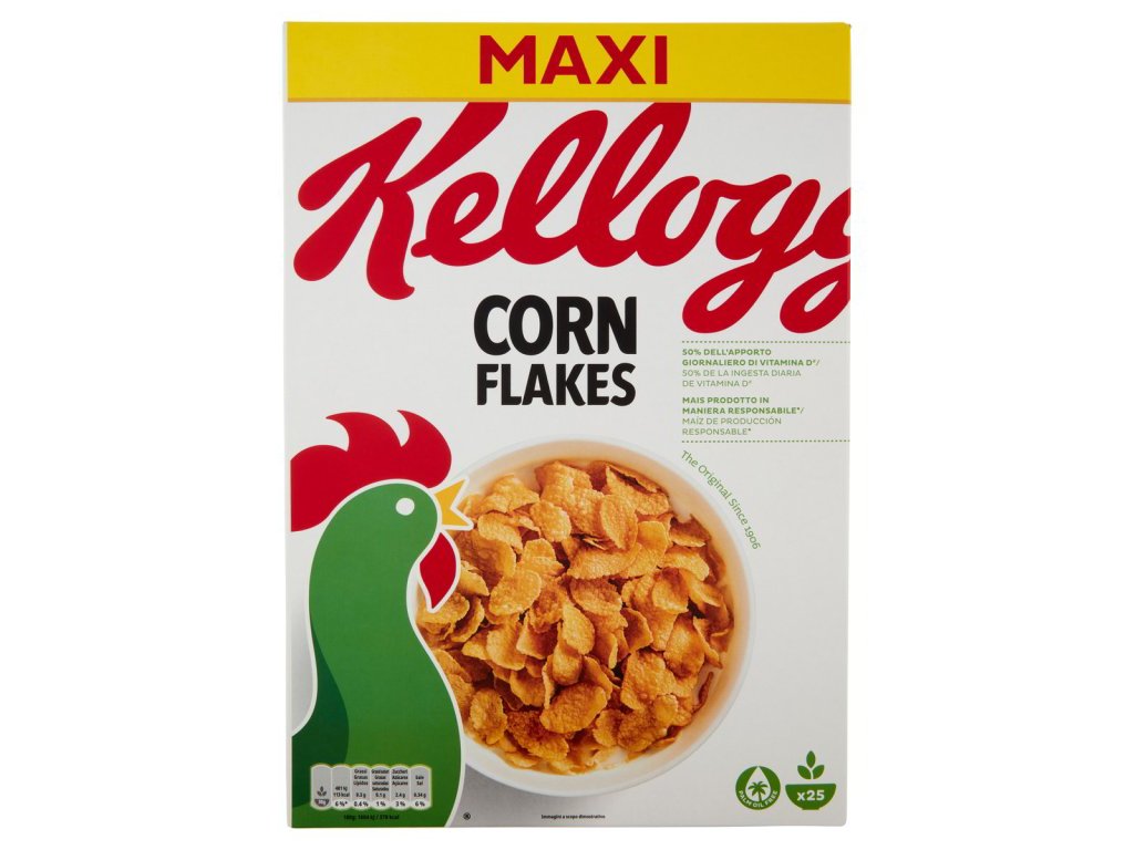 Kellogg's kukuřičné lupienky 750 g