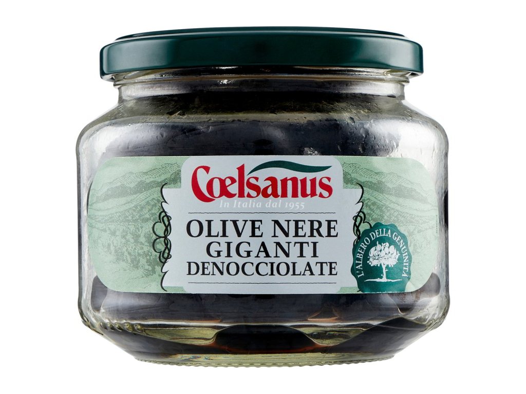 Coelsanus veľké čierne olivy bez kôstky 150 g