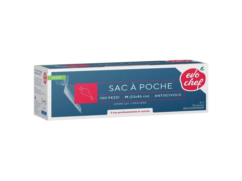 Evo Chef sáčky na zdobenie protišmykový 100ks (23x46)