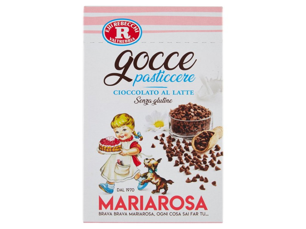 Rebecchi čokoládové kousky z mléčné čokolády 125 g