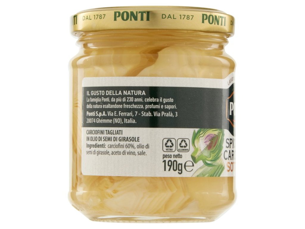 Ponti Artičoky Tagli. -