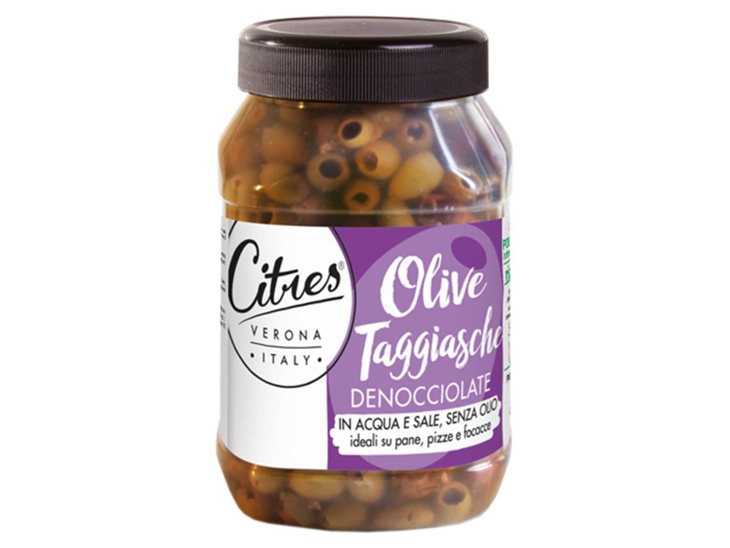 Olivy Taggiasca Bez Kosti Slaný Nálev -