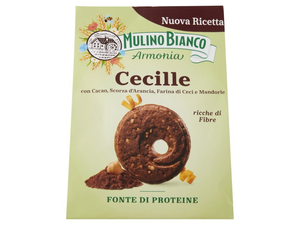 Mulno bianco cecille s cícerovou múkou,kakaom a pomarančom 270g