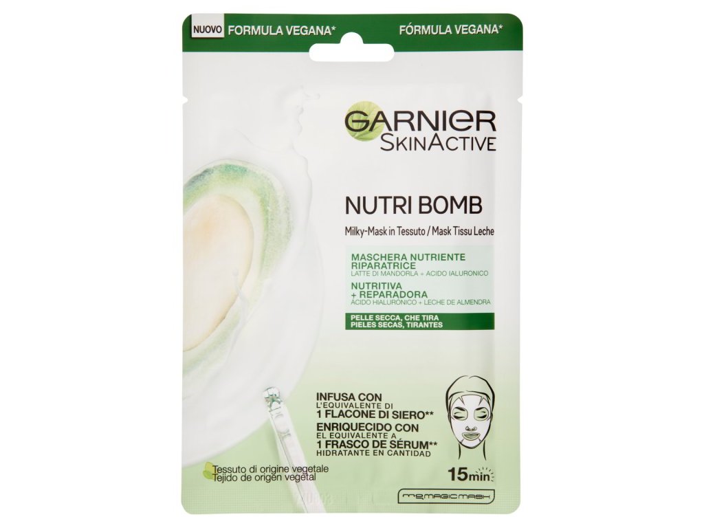MASCHERA TESSUTO NUTRI BOMB MANDORLA&ACIDO IALUR.