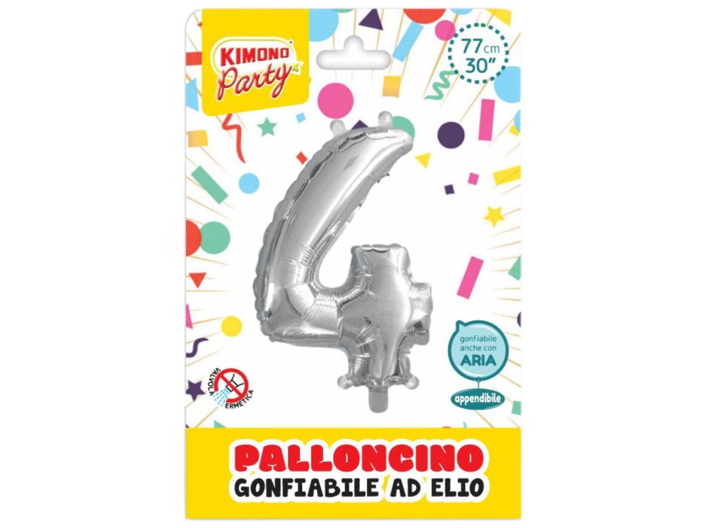 PALLONCINO GONFIABILE AD ELIO NR.4 CM 77
